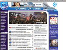 Tablet Screenshot of gaming-universe.org